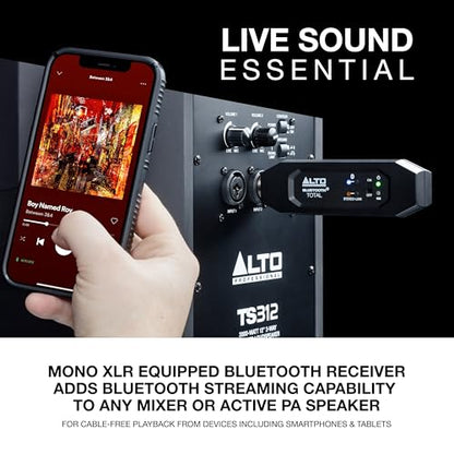 Alto Professional - Bluetooth Total 2 XLR Rechargeable Receiver for Audio Mixers
