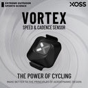 Xoss Vortex Cadence and Speed Sensor - Wireless & Waterproof - Accurate Data
