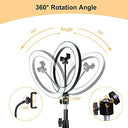 Oebld - Dimmable 10" Ring Light with 3 Modes & 10 Brightness Levels for Streaming