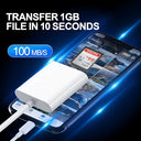 Alikiai 3 In 1 Sd Card Reader For Iphone & Ipad - Fast Data Transfer & Charging