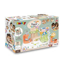 Smoby - Flower Market DIY 100 Piece Set for Kids, Build Fabric Bouquets, Arts & Crafts