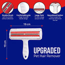 Generic - Reusable Pet Hair Remover Lint Roller for Furniture, Laundry, and Car