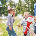 Aufy - Electric Bubble Blower with 2 Speeds, Automatic Operation, Perfect for Parties