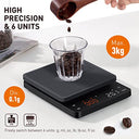 Bagail - High Precision Digital Coffee Scales with Timer & Large Display
