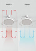 CREATE WIND CLEAR STUDIO S Ceiling Fan with White Light and Remote