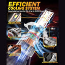 Katur H4 Led Car Bulb - 200w 40000lm - 900% Brighter