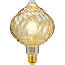 Tianfan - Vintage 4W Warm White LED Bulb, Big Globe Crystal Design, E27 Base