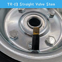 Hongfufu 10" Pneumatic Heavy-Duty Wheel For Hand Trucks & Lawn Mowers - Easy Installation