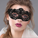 Pretishows - Elegant Black Lace Masquerade Masks for Women, 1-Piece Small