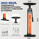 Westgirl Bicycle Pump For All Valves - 160 Psi High Performance