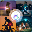 Medt - LED Rechargeable Dog Collar Lights, 2-Pack, RGB Colors, Super Bright