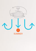 CREATE Wind Clear Ceiling Fan with White Light and Braided Wicker