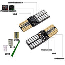 Fastcar - T10 W5W LED Wedge Bulbs 24 LEDs 4014SMD for Clearance & Reading Light Green