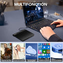 Cocopa - External CD/DVD Drive with USB 3.0, High-Speed Data Transfer, Portable Design