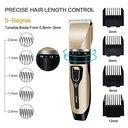 Hsha - Cordless Electric Hair Trimmer Set for Easy Home Hair Cutting, Durable & Comfortable