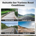 XYXHEII Electric Scooter Tires 9x2.25 with honeycomb design for enhanced grip and safety