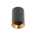 GTV Lighting - Aero II Ceiling Light - Surface-Mounted Downlight, Black