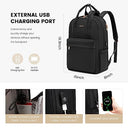 Lovevook - Fashion Laptop Backpack for Women, Waterproof, USB Port, Ideal for Teachers and Nurses