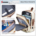 SUCIKORIO - Expandable Waterproof Backpack for Air Travel, Fits Under Seat, 15.6" Laptop Compatible