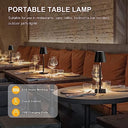 Liyabber - Rechargeable Cordless LED Table Lamp, Dimmable, USB Portable, 5600mAh Battery