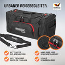 Monzana - Sports Bag & Travel Bag with Shoe Compartment, Waterproof, 90L