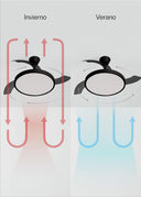 Create Wind Clear Studio S Ceiling Fan with Light