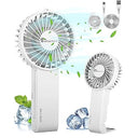 Stay cool with the Yardout 3-Speed Handheld Fan. This portable USB rechargeable fan is perfect for travel, stylish for all ages, and offers powerful airflow. Keywords: handheld fan, portable fan, USB rechargeable