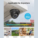 ZOSI - 2.0MP FHD 1080p Dome Camera with 80ft IR Night Vision & 105° Wide Angle