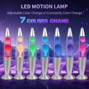 Cellustop - Rocket Lava Lamp with Decorative Wax, 2 R39 Bulbs, Heavy Duty Glass