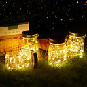 Pack of 4 Vindany Solar Mason Jar Lights - 30 LEDs for Outdoor Use