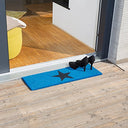 Relaxdays - Stars Coconut Fibre Doormat With Non-Slip Rubber Underside