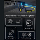 Lobkin - Bone Conduction Swimming Headphones, IP68 Waterproof, Bluetooth 5.3, 32GB MP3 Player
