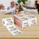 Wenmthg - Funny 3-Ply Toilet Paper Roll for 18th Birthday Prank Gifts