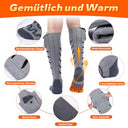 Wuqngi - Heated Socks with 5000 mAh Battery, Modal Cotton, Size 38-45