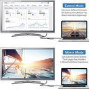 Ablewe - USB to HDMI Adapter, Aluminum, Supports Mac & Windows, 4K Video Output