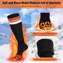 Meoneo - 2024 Large Heated Socks with APP Control, 17H Battery Life, 5 Temp Levels