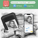 GukkK - Portable Wireless Thermal Photo Printer for Mobile Printing & Labels