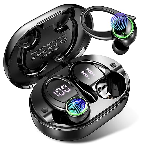 Kuizil - Wireless Earbuds with 4 ENC Noise Canceling Mic, 50H Playtime, LED Display