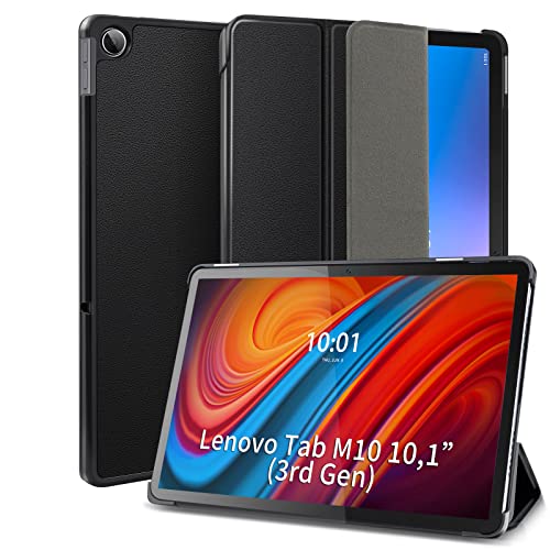 DLveer - Slim Smart Protective Case for Lenovo Tab M10 3rd Gen 10.1 Inch