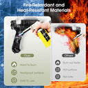 Kejector - Fireproof Mini Hot Glue Gun Kit with 30 Glue Sticks, 20W Power