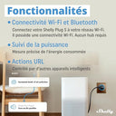 Shelly - Programmable Wi-Fi Smart Plug with Timer, 2500W, Alexa & Google Home Compatible