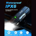Ipsxp - 5000 Lumens Bike Lights, 14+ Hours Runtime, IPX6 Waterproof, USB Rechargeable
