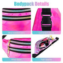 BmhNq - Waterproof Glitter Bum Bag for Girls with Butterfly Key Ring
