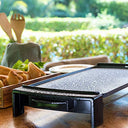 Cecotec - Tasty & Grill 3000 Electric Hob, 2600W, RockStone Coating, M-Shaped Heating