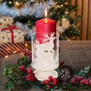 Ifundom - 2pcs Xmas Deer Style Candleholders, Sturdy Christmas Decor, Festive Design