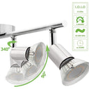 Lumare - 5W GU10 LED Ceiling Light | 400lm | Warm White | 120° Beam Angle