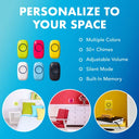 SadoTech - Wireless Doorbell with 1000 Feet Range, LED Flash, Battery Operated