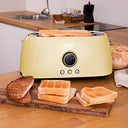 Cecotec ClassicToast Digital Toaster 15000 Yellow - Perfect for 4 Slices