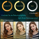 GEMWON - 10 Inch LED Selfie Ring Light with Tripod for Mobile and Laptop