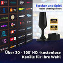 DTB - Long Range 360° Indoor TV Aerial With Magnetic Base, Supports 4K 1080p